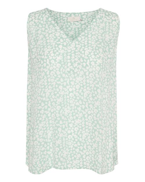 Se Kaffe Bluse 'Amber'  mint / hvid ved About You