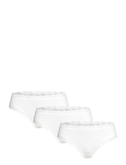 Se Lindex Brief 3-P Em Lace Brazilian Re Lindex White ved Booztlet