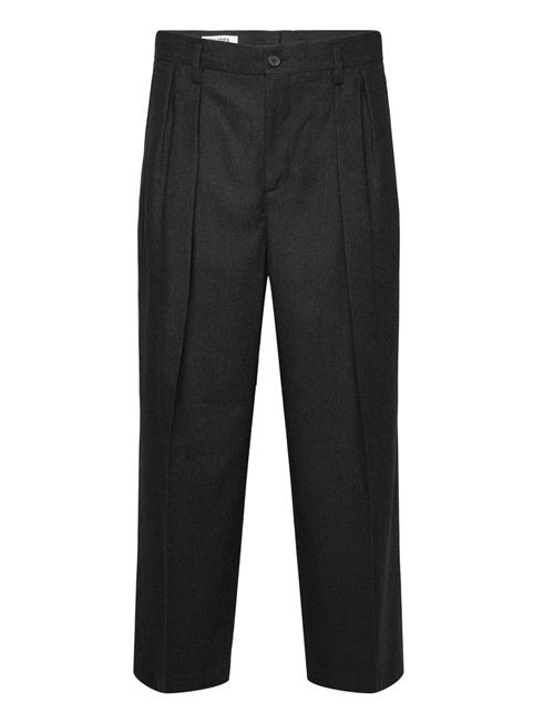 Se Filippa K Wide Flannel Trousers Filippa K Black ved Booztlet