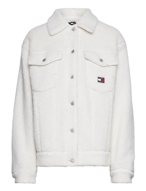 Tjw Sherpa Jacket Tommy Jeans White