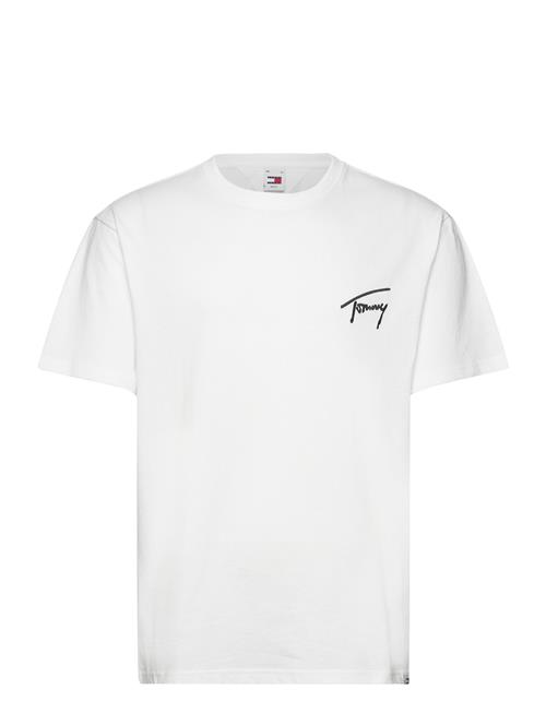 Tjm Reg Signature Tee Ext Tommy Jeans White