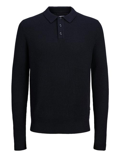 Se Jack & Jones Jjpannel Knit Polo Aw24 Jack & J S Navy ved Booztlet