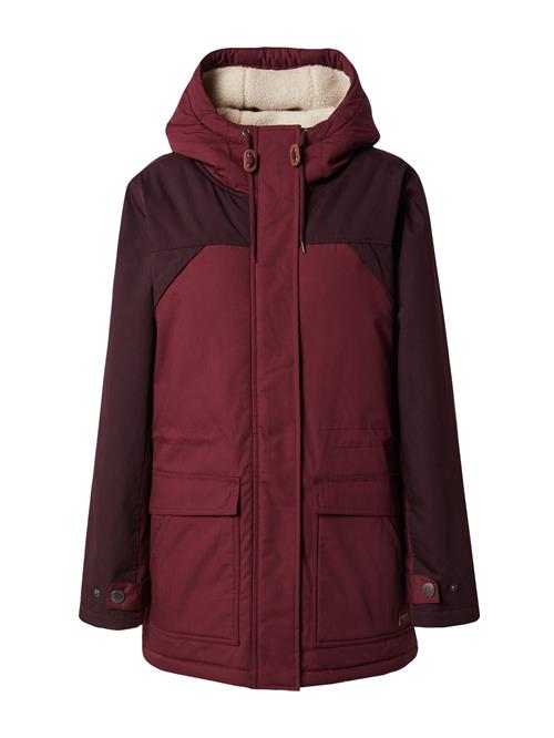 Iriedaily Vinterparka  bordeaux / burgunder / offwhite