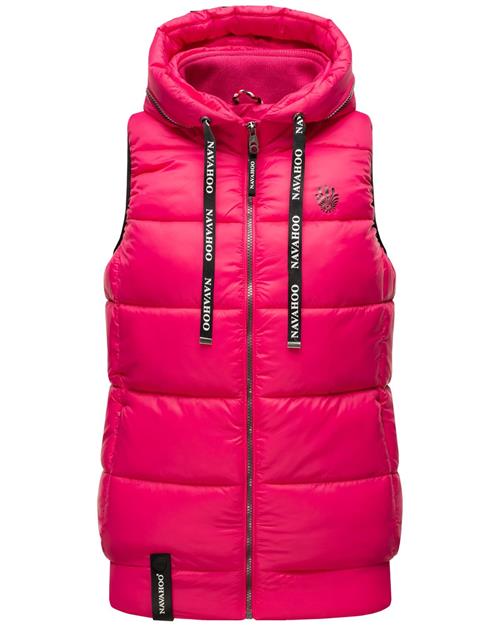 NAVAHOO Vest 'Kassidy'  neonpink / sort