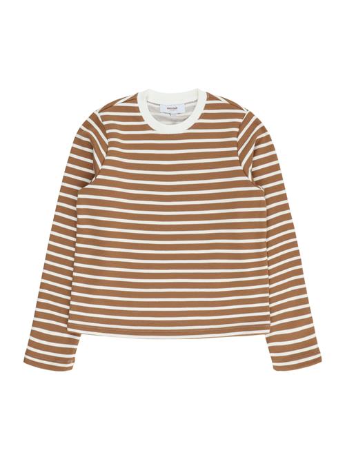 Vero Moda Girl Bluser & t-shirts 'KENYA'  lysebrun / hvid