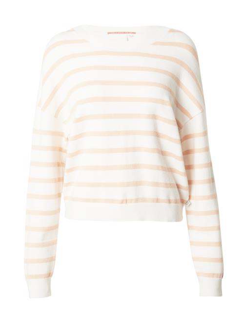 Se QS Pullover  creme / orange ved About You