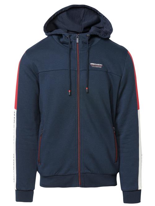 KOROSHI Sweatjakke  navy / rød / hvid