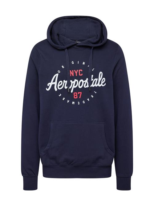 AÉROPOSTALE Sweatshirt  mørkeblå / grenadine / hvid