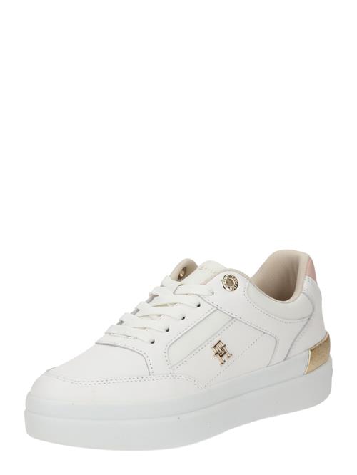 Se TOMMY HILFIGER Sneaker low 'LUX COURT'  guld / hvid ved About You