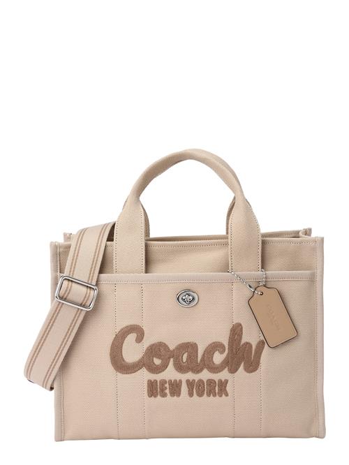 COACH Håndtaske  beige / brokade