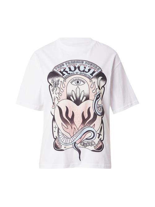 RVCA Shirts 'BURNING'  lyseblå / lyserød / sort / hvid