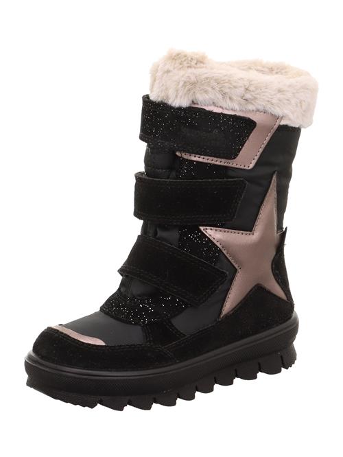 Se SUPERFIT Snowboots 'FLAVIA'  creme / rosé / sort ved About You