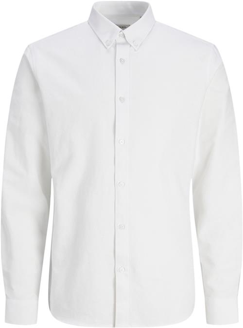 Se JJ-REBEL Jreboscar Shirt LS Noos Kvinde White Skjorter Str M - hos Magasin ved Magasin