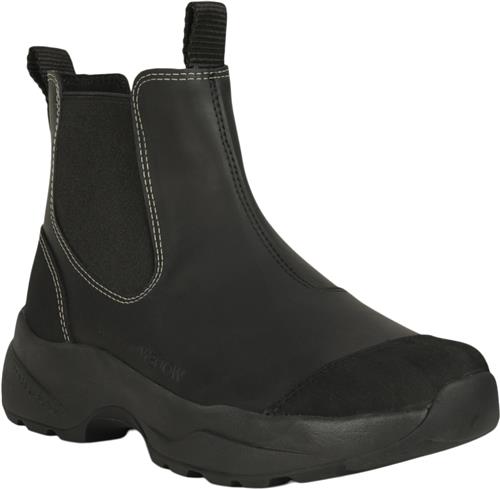 Se Woden Siri Waterproof Kvinde Black/black Gummistøvler Str 40 - Gummi hos Magasin ved Magasin