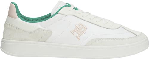 Tommy Hilfiger TH Heritage Court Sneaker Kvinde White/olympic Green Sneakers Str 42 - hos Magasin