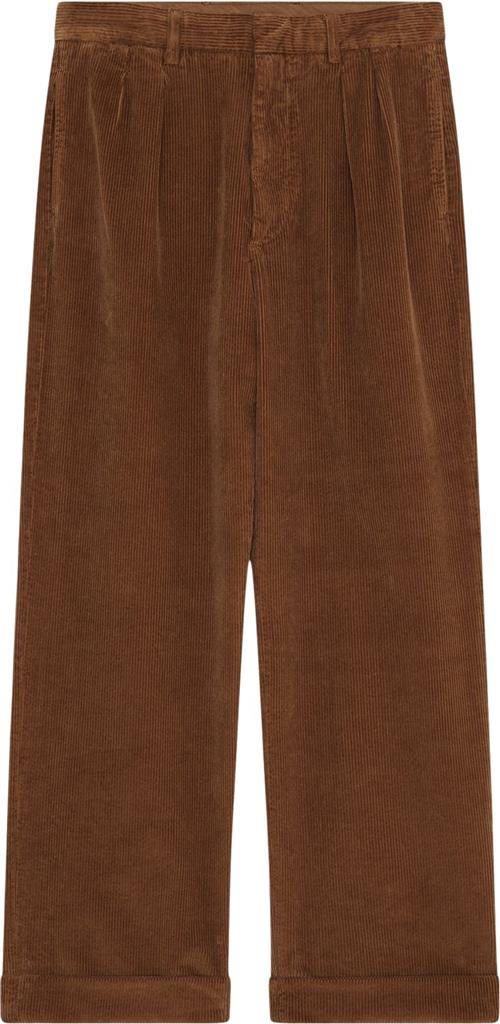 Se Wood Wood Wwlawrence Trousers Kvinde Terra Brown Jeans Str 48 - hos Magasin ved Magasin