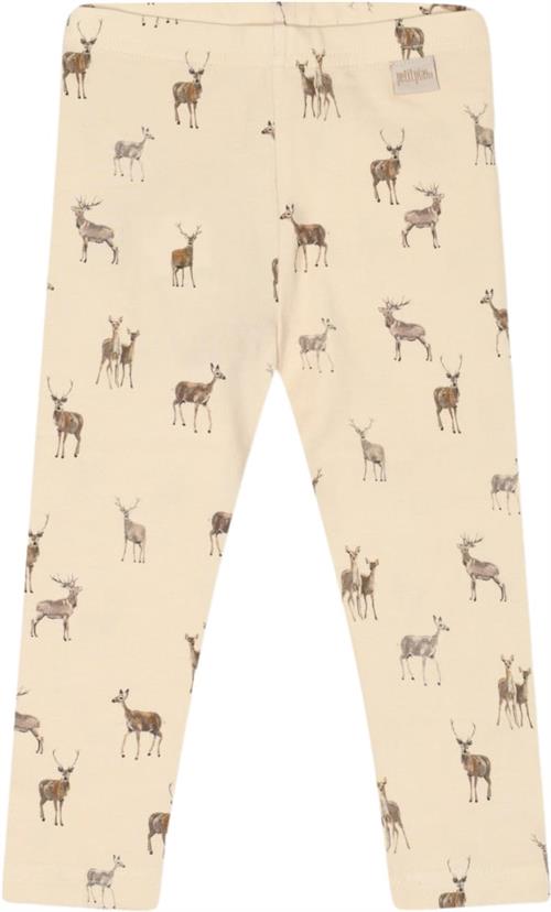 PETIT PIAO Legging Printed Str 80 cm - Deer Aop Leggings Bomuld hos Magasin