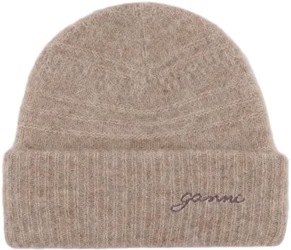 Ganni Soft Wool Beanie ONE SIZE - Hatte & Huer hos Magasin