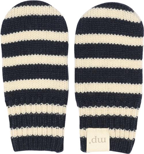 mpKids Bergen Striped Mittens 0-1Y - Vanter & Luffer Uld hos Magasin