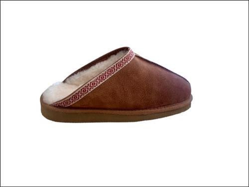 Royal Slippers Crown Kvinde Brown Hjemmesko Str 46 - hos Magasin