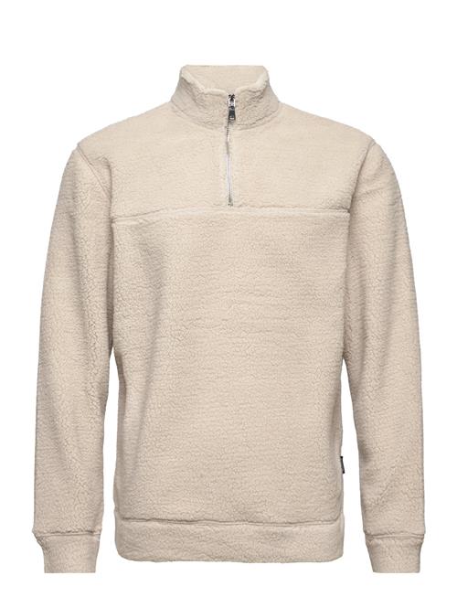 ONLY & SONS Onsremy Reg 1/4 Zip Swt ONLY & SONS Beige