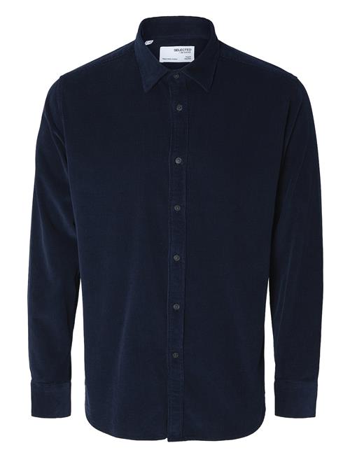 Selected Homme Slhregowen-Cord Shirt Ls Noos Selected Homme Navy