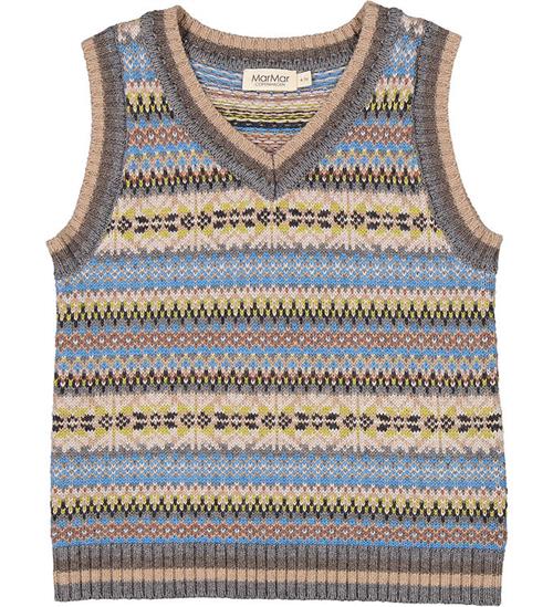 Se MarMar Vest - Uld/Bomuld - Taj - Fair Isle ved KidsWorld