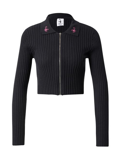 VIERVIER Cardigan 'Ashley'  pink / sort