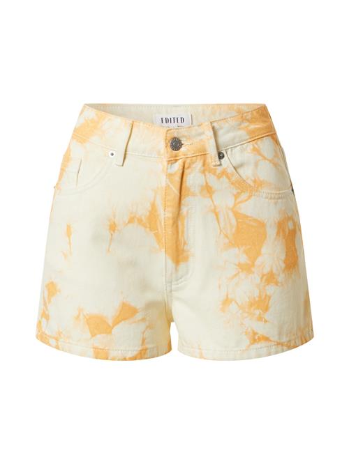 Se EDITED Jeans 'Jen'  creme / orange ved About You