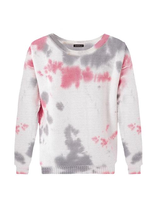 Dandalo Pullover  grå / pink / hvid