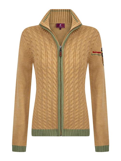 Williot Cardigan  marin / sennep / khaki / mørkerød