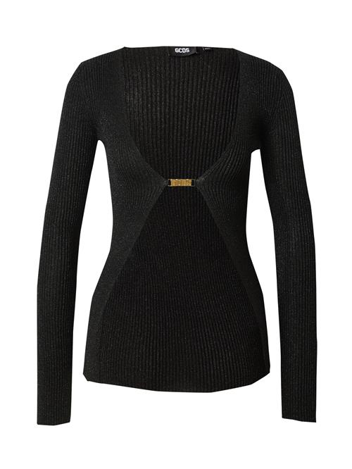 GCDS Pullover 'LUREX'  guld / sort