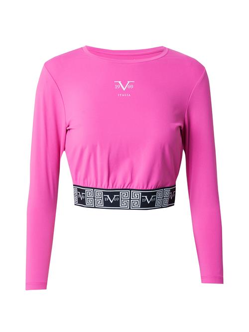 Se 19V69 ITALIA Shirts 'ALESSIA'  pink / sort / hvid ved About You