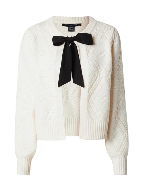 Se FRENCH CONNECTION Cardigan 'KITTY'  sort / offwhite ved About You