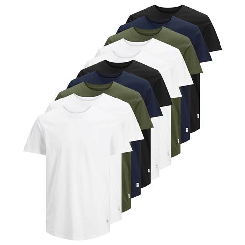 Se JACK & JONES Bluser & t-shirts  blå / grøn / sort / hvid ved About You