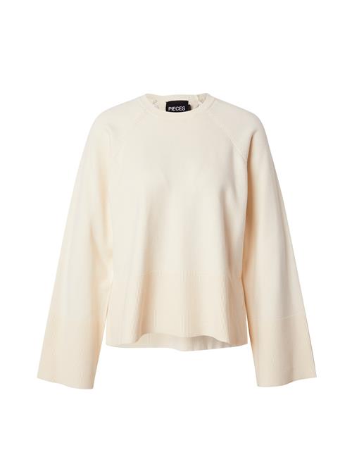 PIECES Pullover 'MADE'  lysebeige