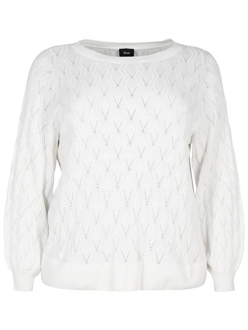 Se Zizzi Pullover 'MELSA'  offwhite ved About You