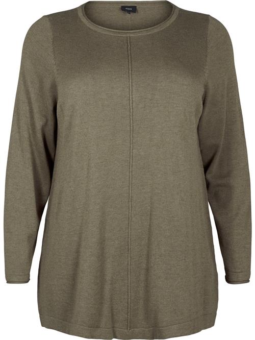 Se Zizzi Pullover 'MSHAPE'  grøn-meleret ved About You