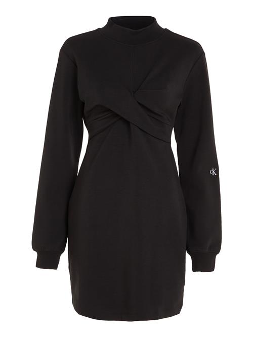 Calvin Klein Wrap Crew Neck Dress Kvinde Beh Korte Kjoler Str S - hos Magasin