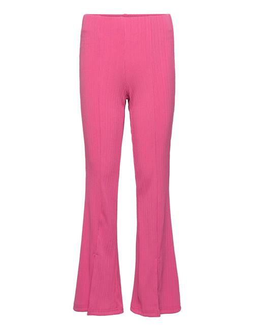 Se Kids Only Kogfiona Rib Wide Pant Pnt Kids Only Pink ved Booztlet