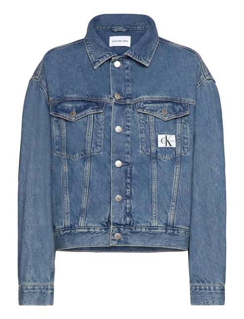 Calvin Klein Jeans Boxy Denim Jacket Calvin Klein Jeans Blue