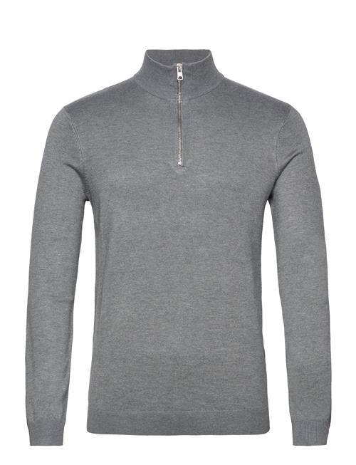 Se ONLY & SONS Onswyler Life Reg 14 Half Zip Knit Noos ONLY & SONS Grey ved Booztlet