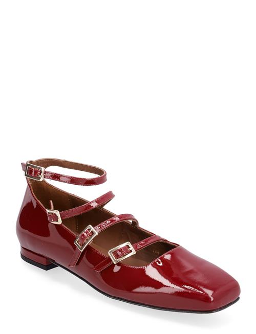 ALOHAS Luke Onix Wine Burgundy Leather Ballet Flats ALOHAS Burgundy