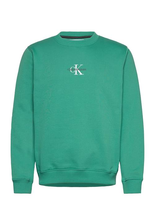 Calvin Klein Jeans Monologo Crew Neck Calvin Klein Jeans Green