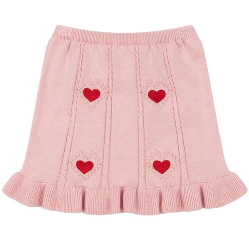 Se Konges Sløjd SOLEIL KNIT SKIRT GOTS | Lyserød | 2 years ved Babyshop