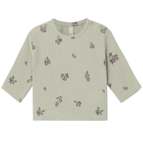 garbo&friends Muslin top baby bomuld Prune Green | Grønn | 86/92 cm