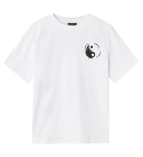 Se LMTD T-Shirt - NlmSalance - Bright White ved KidsWorld