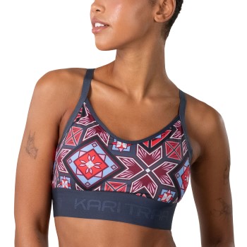 Kari Traa Bh Fröya Wool Sports Bra Mørkblå polyester Small Dame