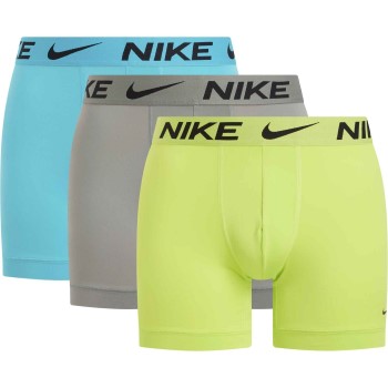 Nike 3P Everyday Essentials Micro Boxer Brief Blå/Grøn polyester Small Herre