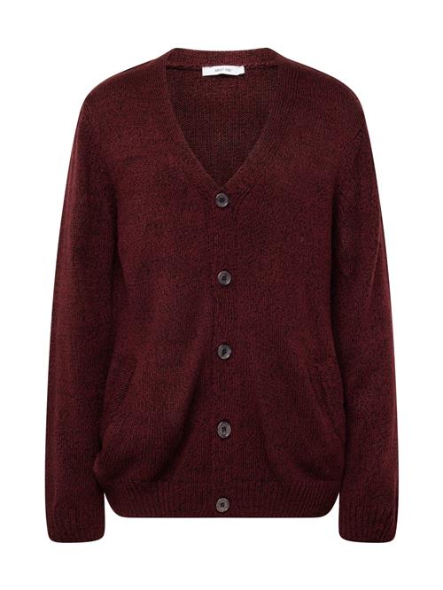 ABOUT YOU Cardigan 'Mirco'  burgunder / sort